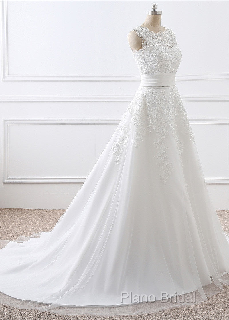 2 In 1 Wedding Dresses With Lace Appliques Secondary image