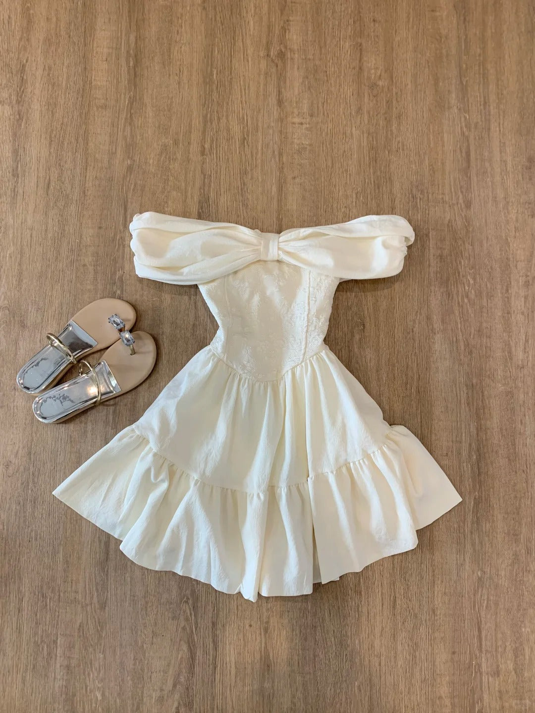 Beautiful One Shoulder Bow Princess A-Line Homecoming Dresses Main image