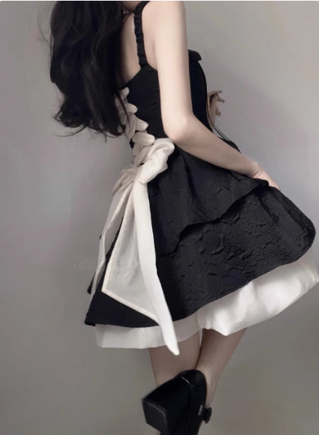 Cute Bow Strap Cake Birthday Short Skirt Homecoming Dresses Secondary image